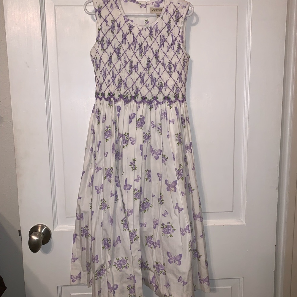 Smocked dress. Size 6X